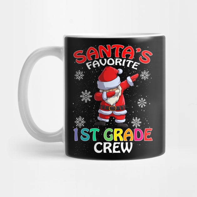 Santas Favorite 1St Grade Crew Teachers Christmas by intelus